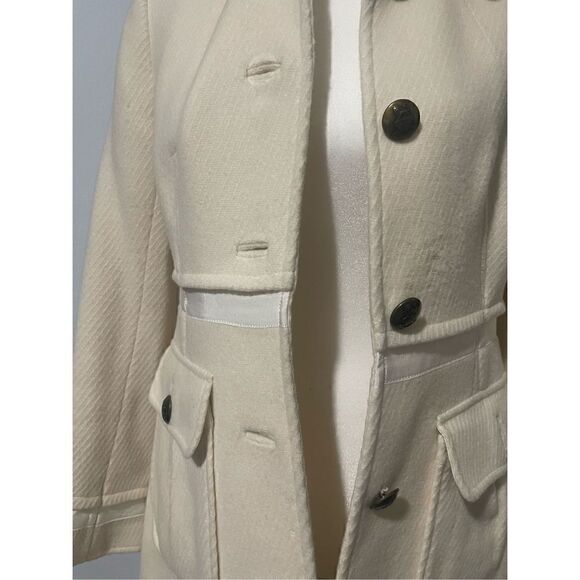 Juicy Couture cream long Peacoat M - Picture 12 of 12